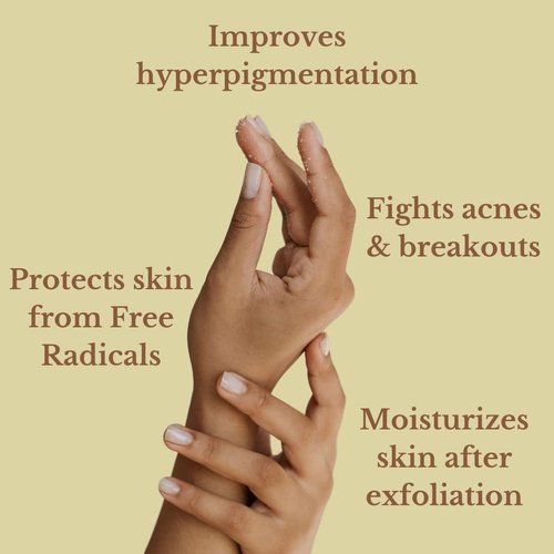 Season Jane Organic Turmeric & Neem Antioxidant Body Scrub 6 oz, Made in USA, Vegan, Gluten/Phthalates/Parabens Free