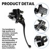 luxlead 7/8" Brake Master Cylinder Kit Handlebar Front Right Side Brake Lever Fit Honda TRX TRX250 TRX300 350 400 450 Rincon Foreman Rancher