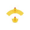CC HOME 24 pcs Farm Animal Cupcake Wrappers for Baby Shower,Birthday Party, Wedding Party Decorations