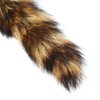 Leadigol Cat Feather Wand Retractable Cat Wand Toy,Cat Teaser Wand Interactive Long Hairy Chew Rod Cat Toy Training Toy Catch Exercise Pet Supplies Playing Toy for Kitten or cat, Brown Feather