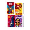 Hallmark Justice League Valentines Day Cards and Mailbox for Kids School Classroom Exchange (1 Box, 32 Valentine Cards, 35 Stickers, 1 Teacher Card)