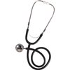 Mabis 75-432-025 Caliber Series Pediatric Stethoscope, Non-Chill Ring, Lightweight, Black