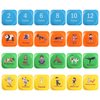 Fun Fitness Dice for Kids - Children's Workout Dice and Yoga Dice Set - Fitness Exercise Dice Game with Kids Yoga Poses - Childrens Foam Exercise Dice, Great Kids Exercise Equipment - Kids Ages 3+