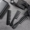 3 Pieces Styling Comb Sets, Black Wide Tooth Comb Teasing Wet Comb Detangling Shampoo Comb Shaping and Teasing Wet Hair Comb for Men Women Hair Styling Hair Salons Most Hairstyles