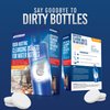 Tumbler Water Bottle Cleaning Tablets - (90 Tablets) All Natural Ingredient, Great for All Stainless, Plastics, Ceramic and Glass Drinking Containers, Individually Packed (3)