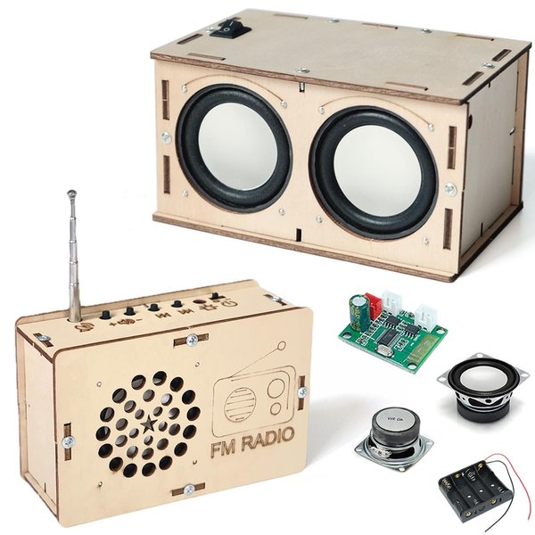 STEM Toys for Boys Girls Age 8-13 Science Kits for Kids Age 8-10 8-12 12-14 DIY Radio & Speaker Christmas Birthday Gifts for 6 7 8 9 10 11 12 13 14 15 Years Old Boys Girls Teens Building Engineering