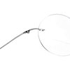 Round Rimless Frame Bifocal Reading Glasses For Men Women +2.50 Titanium Alloy Lightweight Readers Eyeglasses