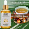 Civavo Organic Batana Oil for Hair, 100% Pure Natural Pressed Nourishing Batana Oil Hair Mask for Anti Hair Loss, Repairs Damaged Hair & Skin (100 ml)