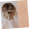 Beavorty 4 Pcs Hairpin Pearl Hair Wedding Hair Barrette Hair Barrettes for Women Wedding Hair Pin Crystal Hair Pins Bridesmaid Hair Accessories Bride Hair Pins Miss Flowers Alloy Freshwater