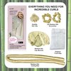 Sleep ‘N Curl - 100% Pure Biodegradable Bamboo Silk - Heatless Hair Curler KIT with Pure Bamboo Silk Cap (Bonnet) All Natural