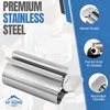 The Original Toothpaste Squeezer Tube Roller Stainless Steel , Puts an end to Waste - Simple and Practical (Silver)