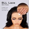 BLL Synthetic Lace Front Wig, Body Wave Glueless Wig 13x6 HD Lace Front Wigs For Black Women Pre Plucked Natural Hairline Black Wig