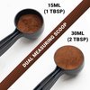 Koffee Zen Espresso Scoop with Tamper, 5 Espresso Tamper Sizes Included (49mm - 58mm), Coffee Scoop Measuring Spoon (1 & 2 tbsp), Replacement Tamper for Espresso Machine Delonghi, Breville, & Others