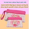 AACKS Cat Coin Purse Kids Coin Pouch for Little Girls Cartoon Keychain Wallet Coin Bag Kawaii Credit Card Holder Feminine Product Organizer