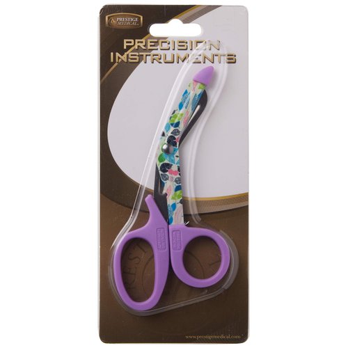 Prestige Medical Stylemate Utility Scissor, Leaves Cream, 5.5 Inch