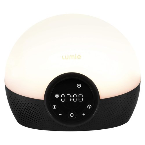 Lumie Bodyclock Glow 150 - Alarm Clock Simulates Sunrise & Sunset - Bedside Lamp with Customizable Light Duration - Wake-Up Light, Night Light & Reading Light - with Warm LEDs