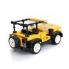 Block Builder Jeep Wrangler Car Building Block Set (242 Pieces). Racing Car Building Blocks for Kids and Adults