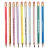 ban.do Write On Colorful Pencil Set of 10, Pre-Sharpened #2 Graphite Pencils for School/Office, Compliments