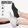 Closemate Mens No Show Socks Low Cut Invisible Socks for Men Women 6 Pairs Non Slip Cotton Casual Sneaker Trainer Socks(2Black2White2Grey, Size L)