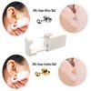 4 PCS Self Ear Piercing Gun Kit, Disposable Ear Piercing Gun Tool Set with Stud Earrings and Clean for Salon Home Use (3MM)