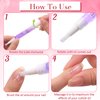 Vetory 15Pcs Cuticle Oil Pen, Nail Cuticle Oils Nutrition Pen,15 Fruity Smell Cuticle Revitalizer Oil for Nail Care Repair,5ML Nail Oil Pen for Nail Growth Treatment Moisturizing Nourish Cuticle Nail