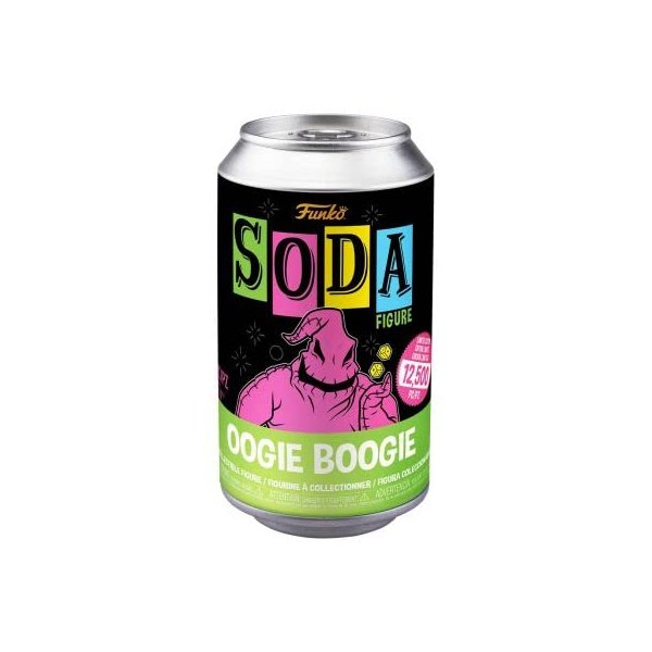 Funko Soda Pop! The Nightmare Before Christmas: Oogie Boogie Black Light Vinyl Soda Pop (1 in 6 Chance of Chase)