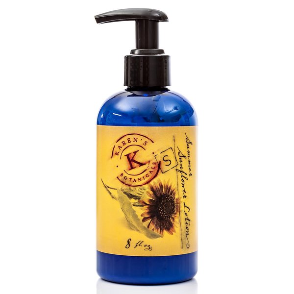 Karen's Botanicals' Summer Sunflower Moisturizing Hand and Body Lotion, 8oz