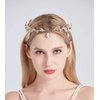 SH Rhinestone Crown for women, Wedding Tiaras and Crowns Rose Gold Tiara Headband Halloween Party Hair Accessories Birthday Pageants Prom Fairy Headpieces