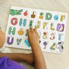 Melissa & Doug Lift & See Alphabet Wooden Peg Puzzle (26 pcs) - FSC Certified