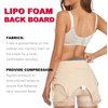 Lipo Foam Back Board Lumbar Molder BBL Backboard Compression Liposuction Post Surgery Supplies Tabla Moldeadora (Grey)