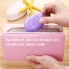 XXYXXY 20 Boxes (400 Sheets) Portable Disposable Travel Hand Soap Sheet Paper Hand Wash Bath Paper Soap Sheet (Random Color)