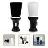 OSALADI 2pcs Barber Brush Neck Duster Barber Accessories Talcum Powder Brush Hair Brush Neck Duster Hair Salon Supplies (Black+ White)
