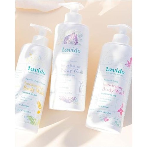 Lavido - Natural Patchouli + Vanilla Intoxicating Body Wash | Cleanse, Refresh + Hydrate Skin (13.5 fl oz | 400 ml)