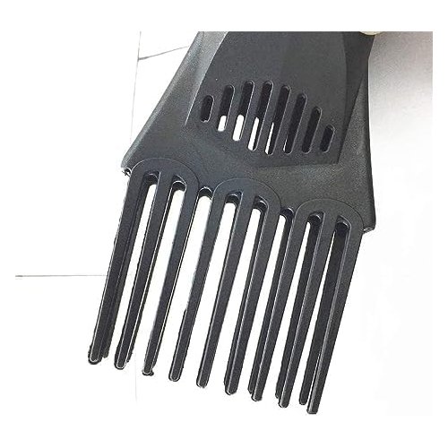 Black Universal Hair Dryer Comb Nozzle Plastic Hairdressing Salon Hair Dryer Blow Comb Attachment, Hair Styling Nozzle Tool for Straightening Detangling Fine Curly, Styling Tools and Appliances