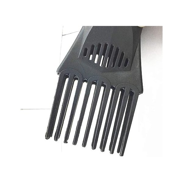 Black Universal Hair Dryer Comb Nozzle Plastic Hairdressing Salon Hair Dryer Blow Comb Attachment, Hair Styling Nozzle Tool for Straightening Detangling Fine Curly, Styling Tools and Appliances