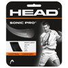 HEAD Sonic Pro Tennis Racket String 40' Set - 17 Gauge Monofilament Racquet String, Black