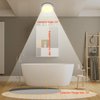 TOOWELL Motion Sensor Light Indoor Battery Operated,80 LED Wireless Ceiling Light Battery Powered Lights for Closet Shower Pantry Stair Hallway Shed Garage Basement Bathroom Wall,400LM,Soft White