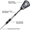 Viper by GLD Products Desperado 80% Tungsten Steel Tip Darts with Storage/Travel Case: Death Mark, 24 Grams , Black