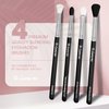 Eyeshadow Brush Set Blending Brushes - Eye Makeup Brushes Eyeshadow Kit - Smoky Eye Brush Set - For Shading or Blending of Eye Shadow Cream Powder Highlighter