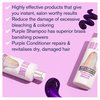 Purple Shampoo & Conditioner For Blonde Hair Duo Set. Removes Brassy Yellow Tones. For Blonde, Platinum, Ash, Silver & Grays. Moisturizes Dry & Damaged Hair. Paraben & Sulfate Free, Cruelty Free & Vegan