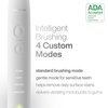 Aquasonic Vibe Series Ultra-Whitening Toothbrush – ADA Accepted Electric Toothbrush - 8 Brush Heads & Travel Case – 40,000 VPM Motor & Wireless Charging - 4 Modes w Smart Timer – Optic White