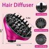 Upgraded Diffuser Nozzle for Dyson Curling Iron Converting for Dyson Airwrap Styler To Hair Dryer Diffuser Attachment, for Airwrap Attachment Nozzle, 973365-01, Rose