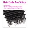 Human Braiding Hair 100g 18 Inch Deep Wave Bulk Human Hair for Braiding No Weft Bundle 12A Brazilian Virgin Curly Human Hair Extensions for Boho Braids Wet and Wavy Human Hair Braiding Hair