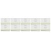 Fuzzion Farmhouse Fresh Harvest Green Botanical Body Bar Soap 1 Ounce - Set of 10
