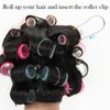 20 PCS Hot Curler Clips Replacement Kit, Hot Roller Clips 1¼",1",¾" Hot Rollers Hair Styling Curlers ToolsTravel Hot Rollers Pins for Women Girls Long Medium Short Hair (8 PCS 1¼”,6 PCS 1",6 PCS ¾ ")