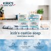 Kirk's Castile Bar Soap Clean Soap for Men, Women & Children| Premium Coconut Oil | Sensitive Skin Formula, Vegan | Original Fresh Scent | 4 oz. Bars - 6 Pack