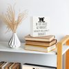Qvapt French Bulldog Gifts,French Bulldog Signs,In This House We Narrate French Bulldog'S Thoughts Decorative Signs,French Bulldog Wooden Signs,French Bulldog Desk Decor Sign 5 X 5 Inches