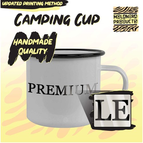 Molandra Products Always Hydrated - Stainless Steel 12oz Camping Mug, Black