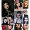 VSTYLE Lip Gloss Gothic Style Lipstick Matte Color Lip Glaze Non-Stick Cup Lip Tint Long Lasting High Pigment Lip Stain Non-Smudge Non Fade Lip Glaze for Daily Halloween Festival Lip Makeup (12#)