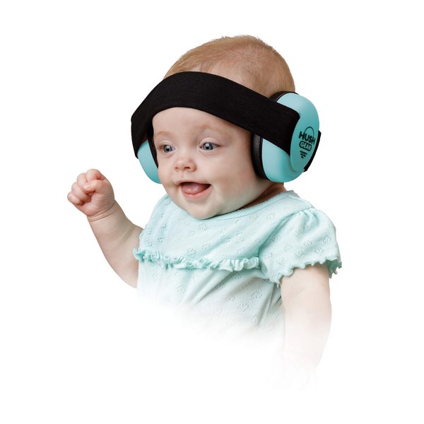 Mommy's Helper Hush Gear Noise Cancelling Headphones for Infants Ear Protection, Blue